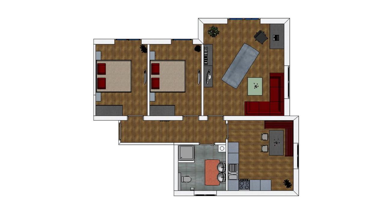 Pension Appartement Lanzer Мосбург Экстерьер фото